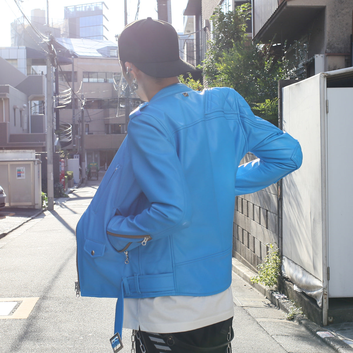 MONSTAR Leather Rider's Jacket, Mod Target