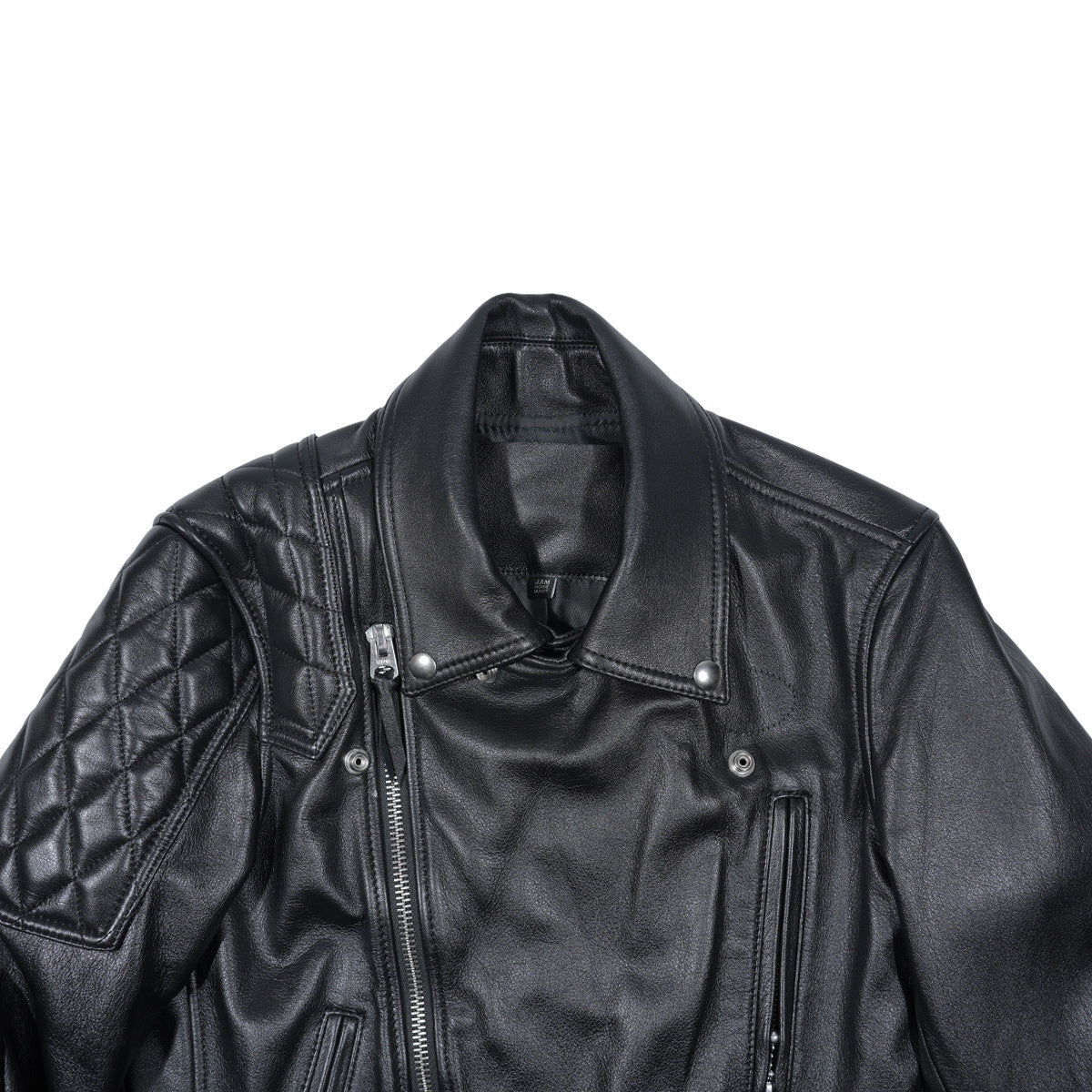 KADOTANI 加墊皮革騎士夾克,雙層部落