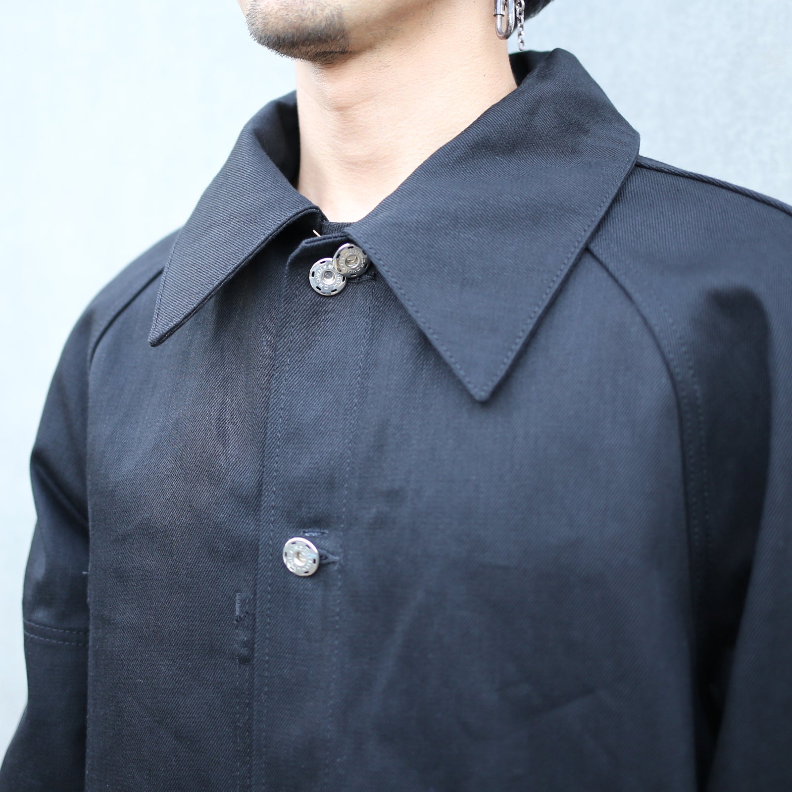 Super Angry"" Coverall Black Denim