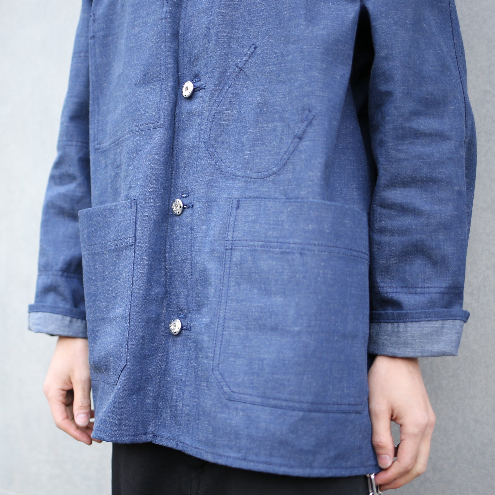 Super Angry"" Coverall Blue Denim