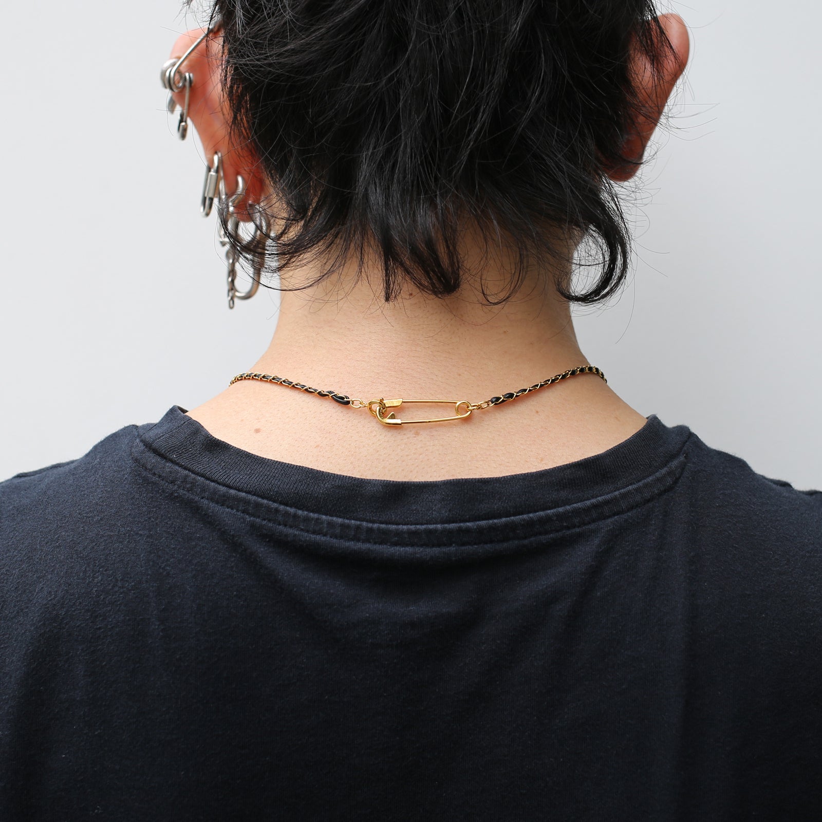 ToraTape Chain Necklace (Thin / Gold & Silver)