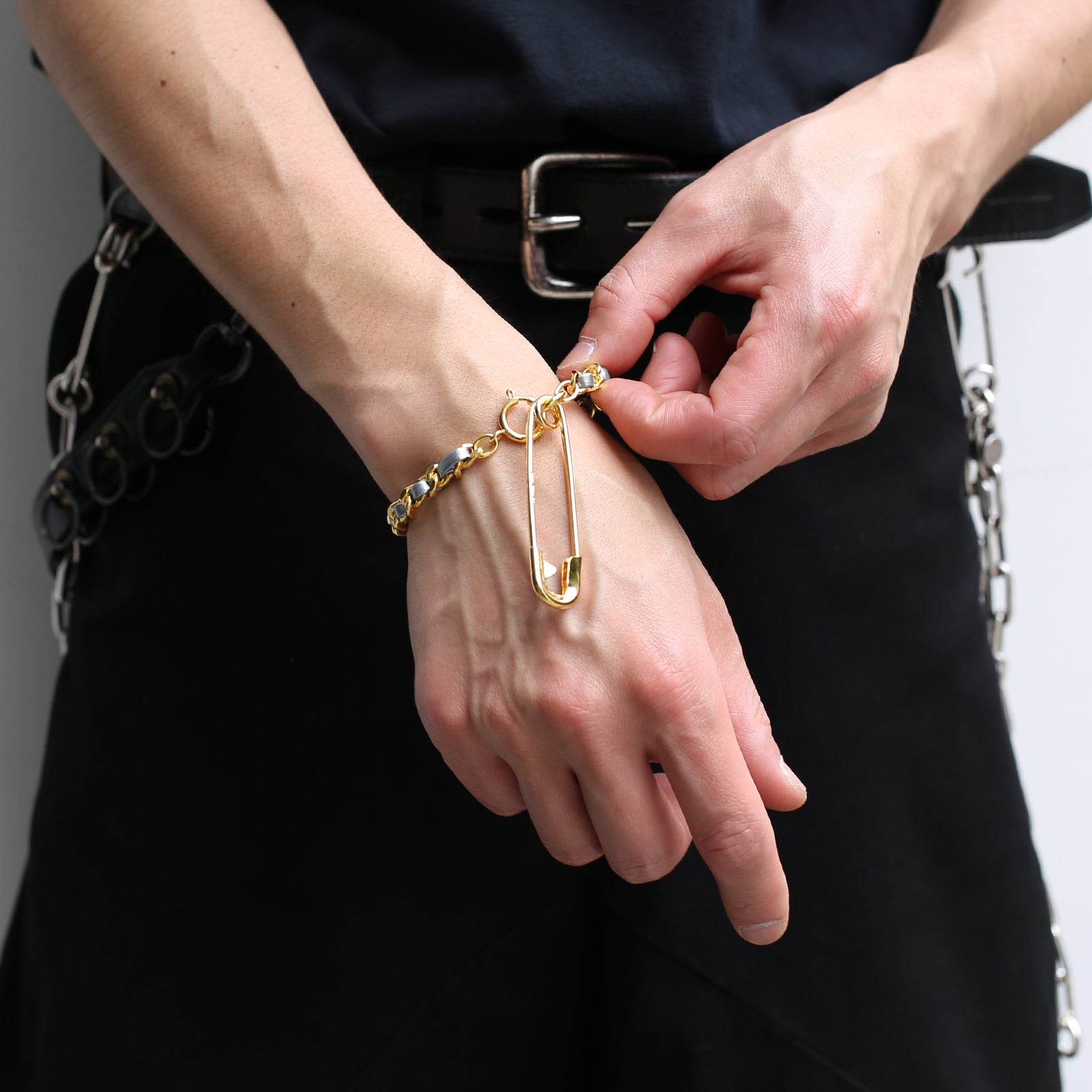 ToraTape Chain Bracelet & Anklet (Thick / Gold & Silver)