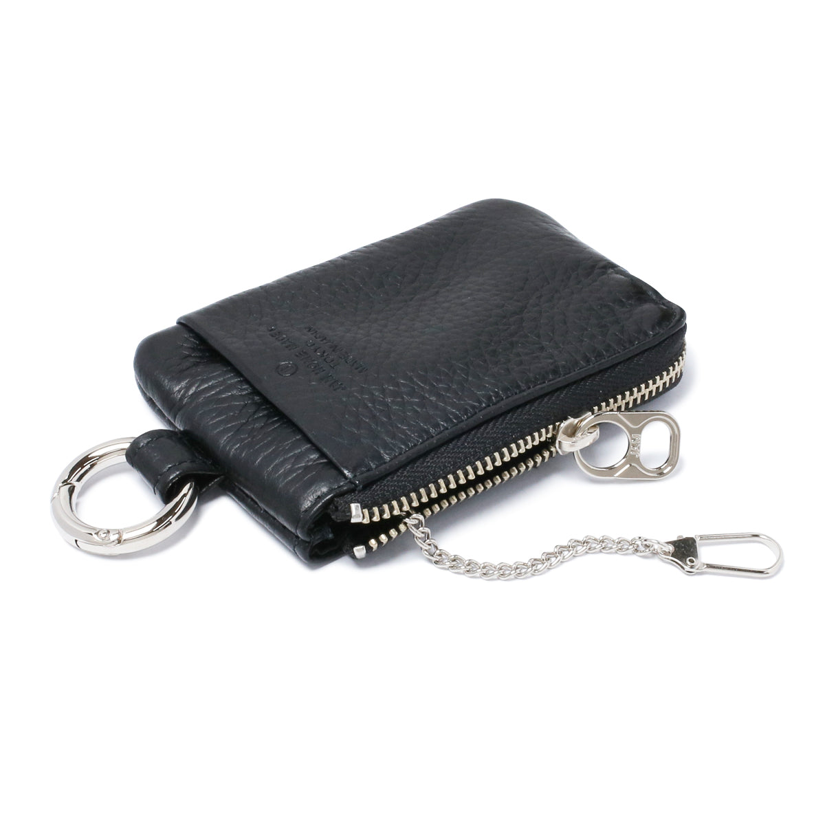 Hands-Free L-Shaped Zip Pouch/Fragment Case Scotchgard Leather