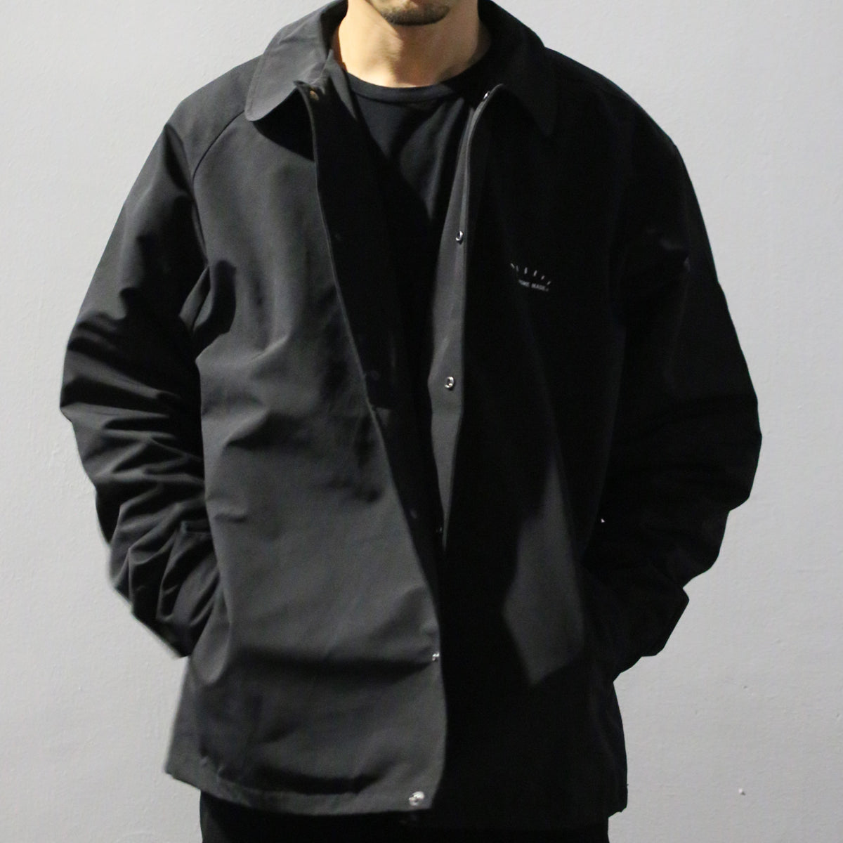 Gentle Coach Jacket TYPE2 / CLOVER - Love Hidden in Black