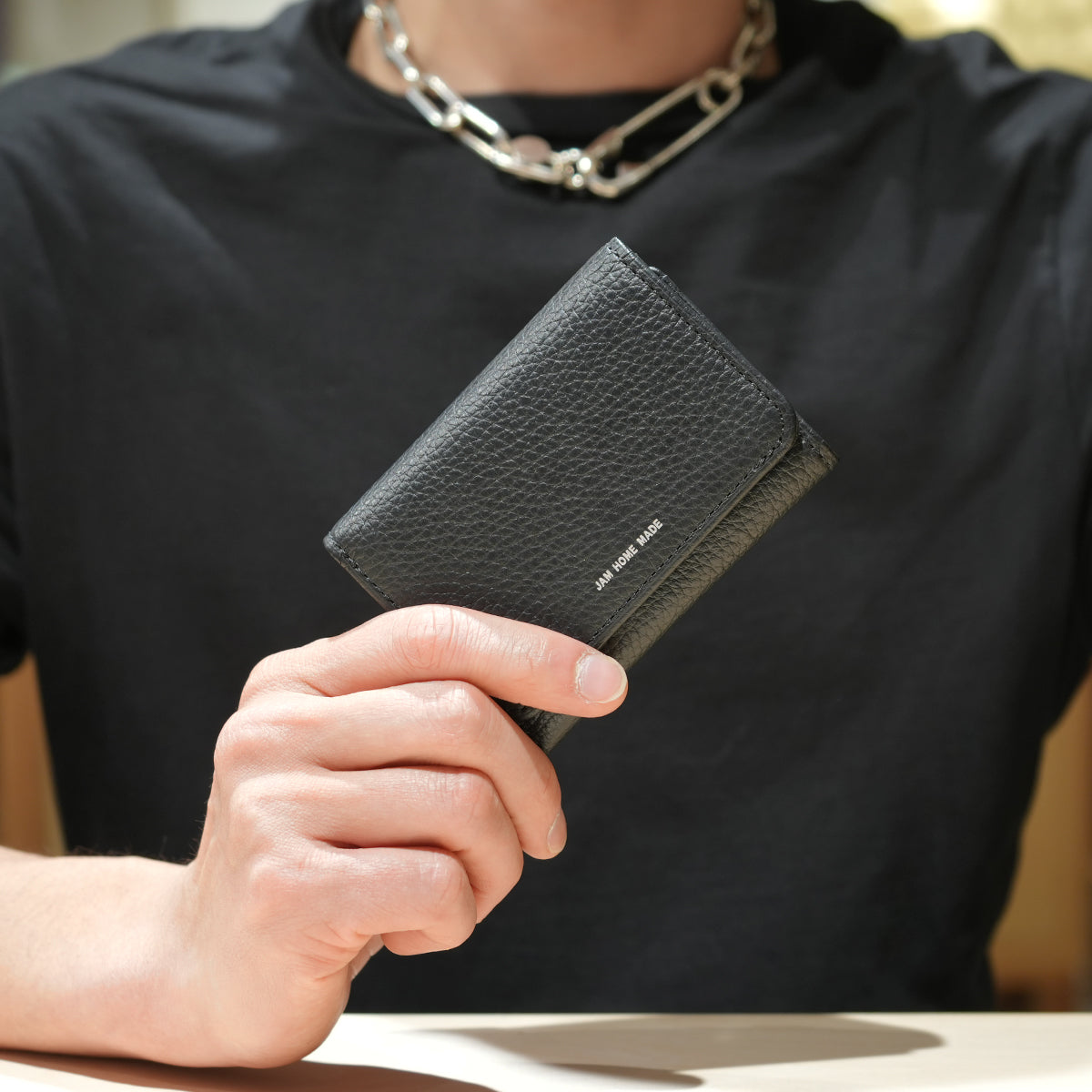 4NK trick mini Tri-fold Wallet - Cashless/Tri-fold/Logo Print