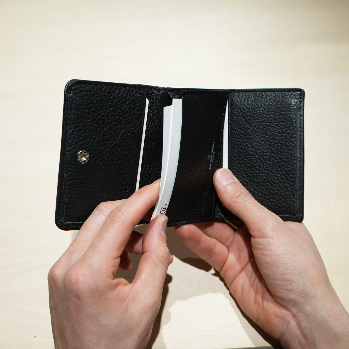 4NK trick mini Tri-fold Wallet - Cashless/Tri-fold/Logo Print