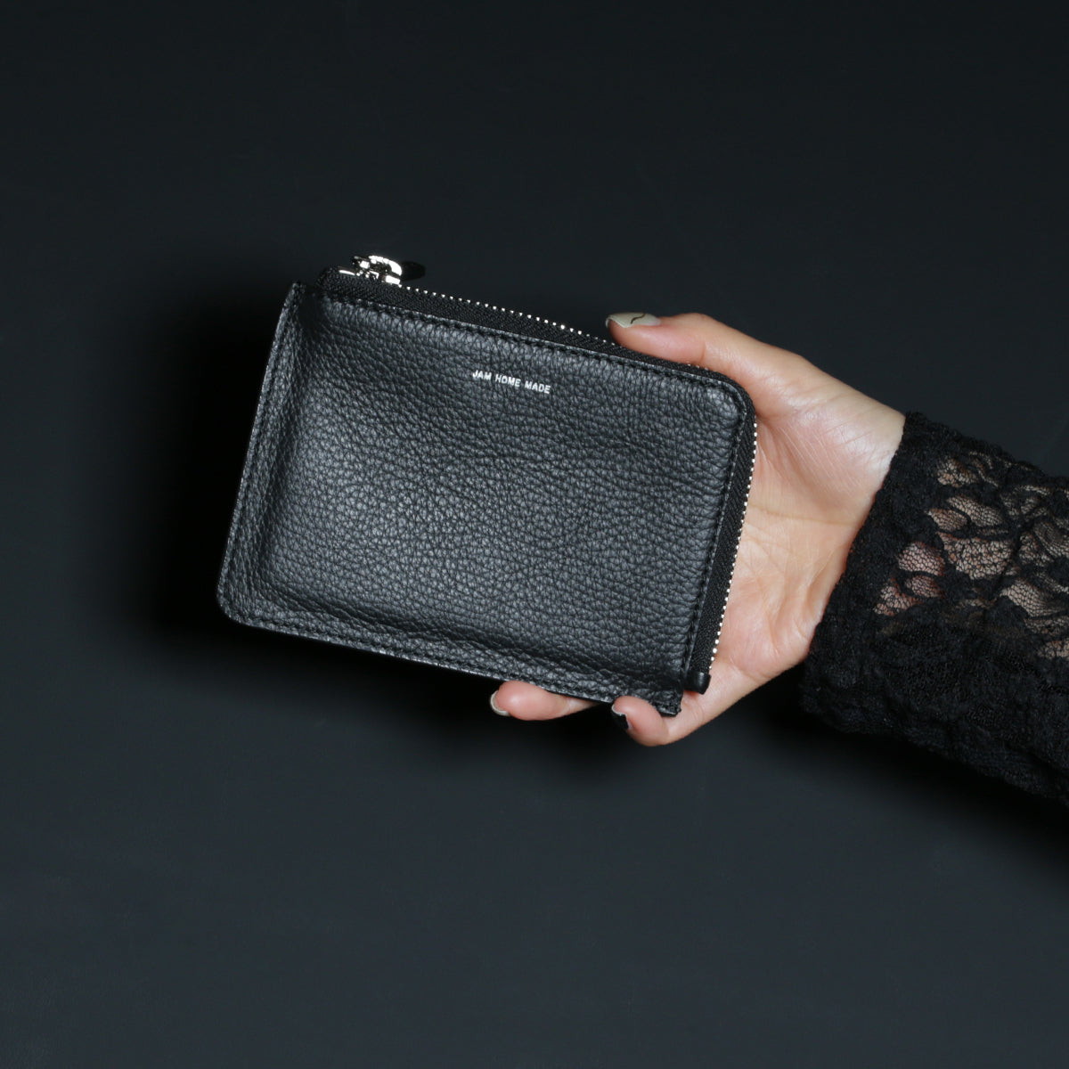 4NK trick mini Zip Multi-Wallet - Cashless/L-Zipper/Bi-fold/Logo Print