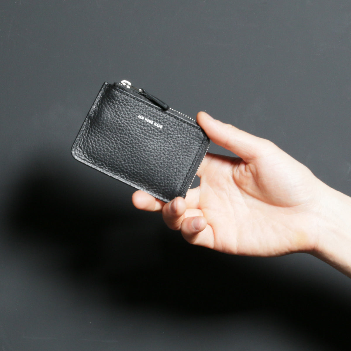 4NK trick mini Zip Coin Wallet - Cashless/L-Shaped Coin & Key Case/Logo Print