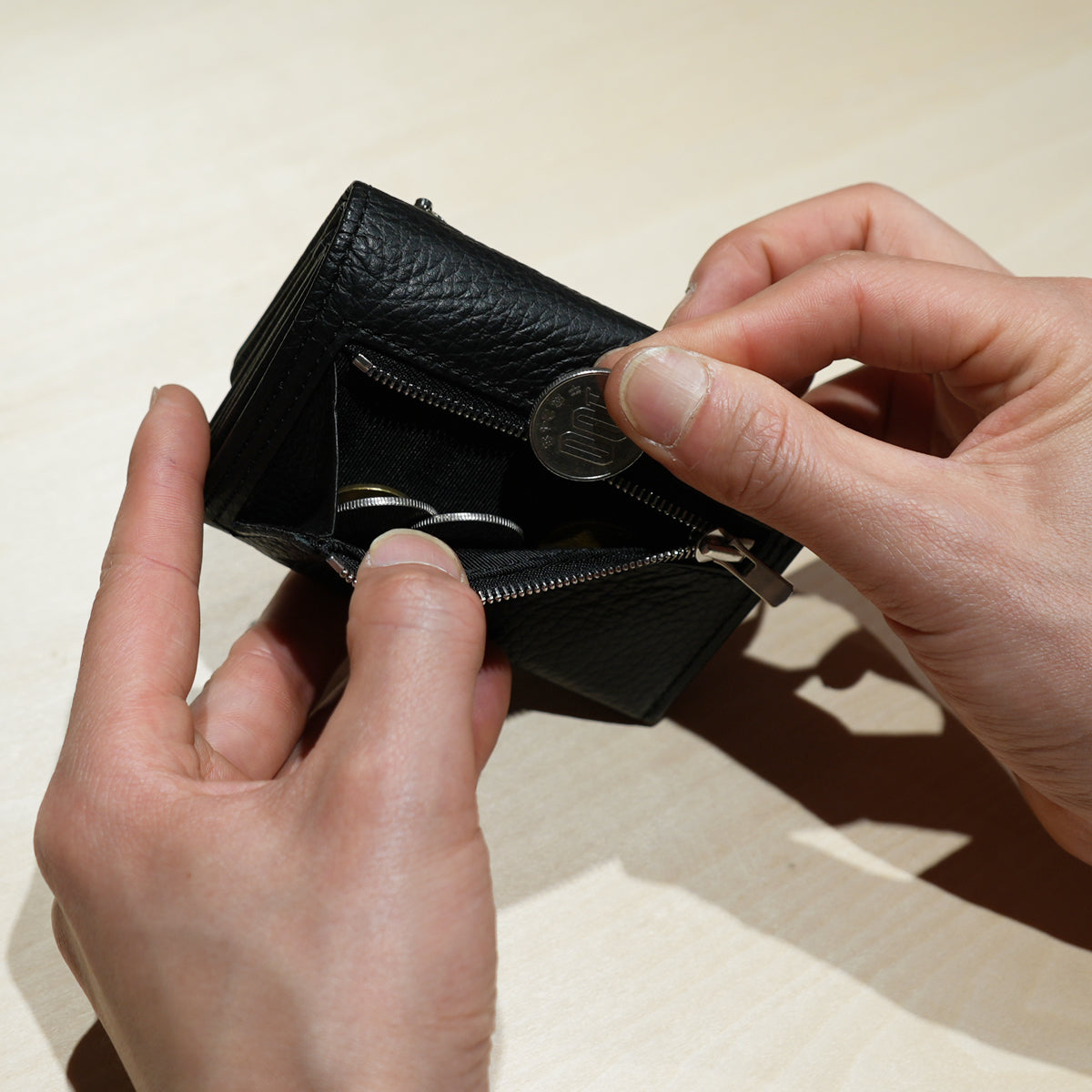 4NK Trick Mini Trifold Wallet Cashless Wallet / Trifold / Eyelet