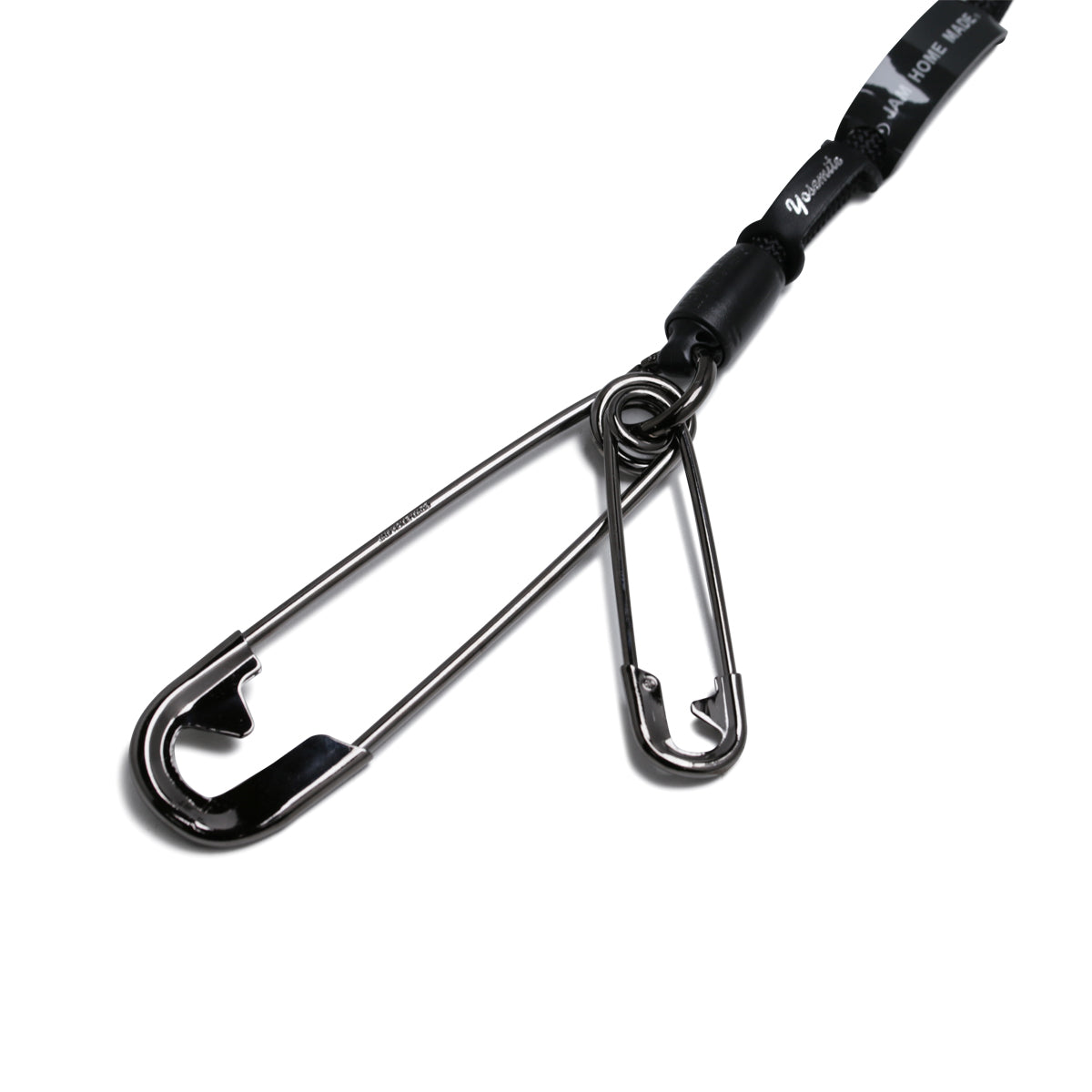 YOSEMITE - Yosemite Strap 4NK Multi Cord Chain Smartphone Shoulder & Wallet Chain Short - Black