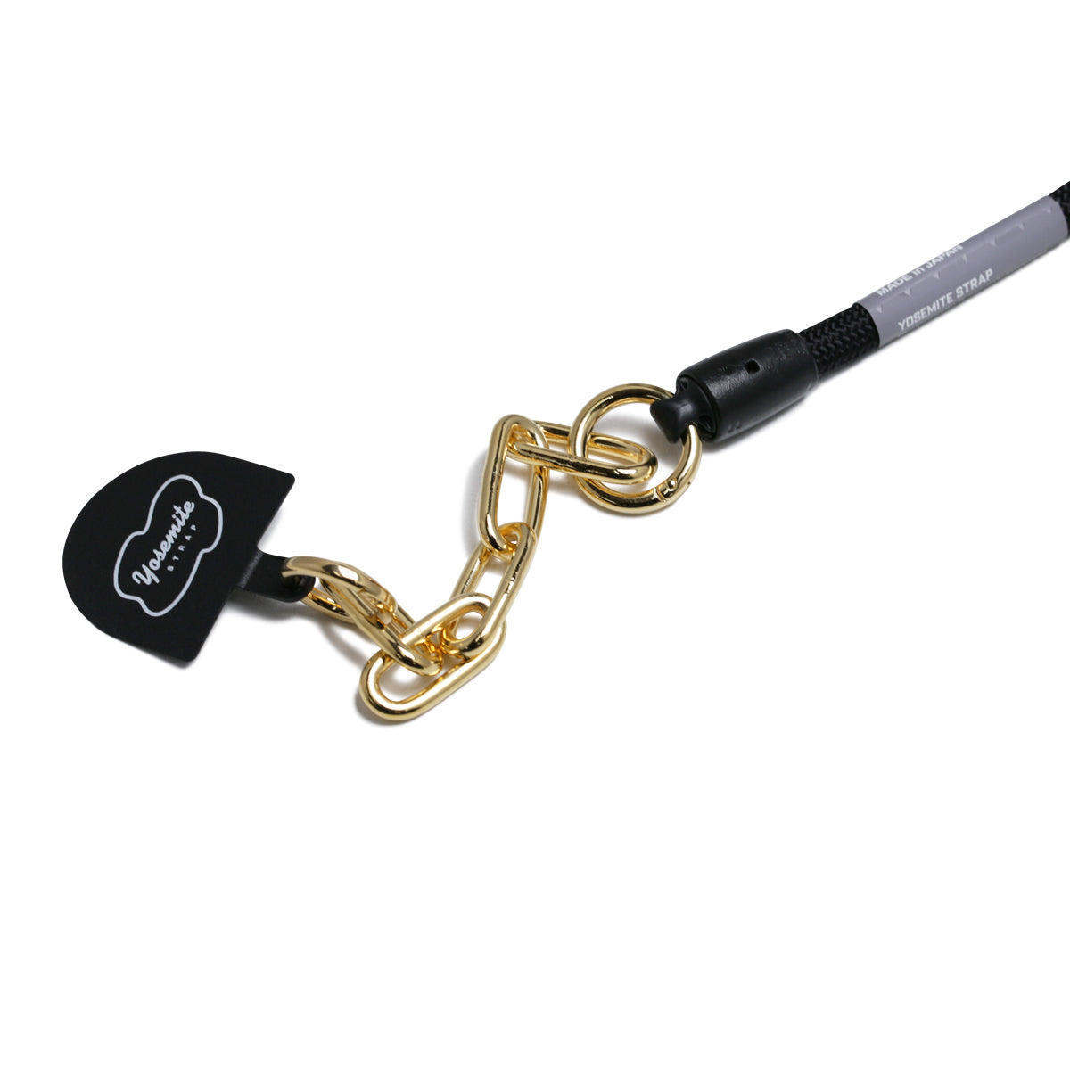 YOSEMITE - Yosemite Strap 4NK Multi Cord Chain Smartphone Shoulder & Wallet Chain Short - Gold