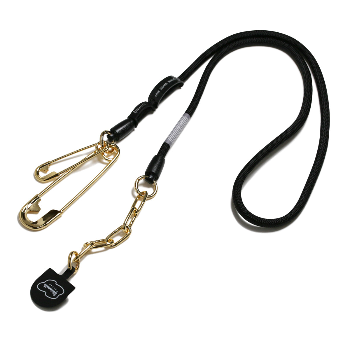 YOSEMITE - Yosemite Strap 4NK Multi Cord Chain Smartphone Shoulder & Wallet Chain Long - Gold