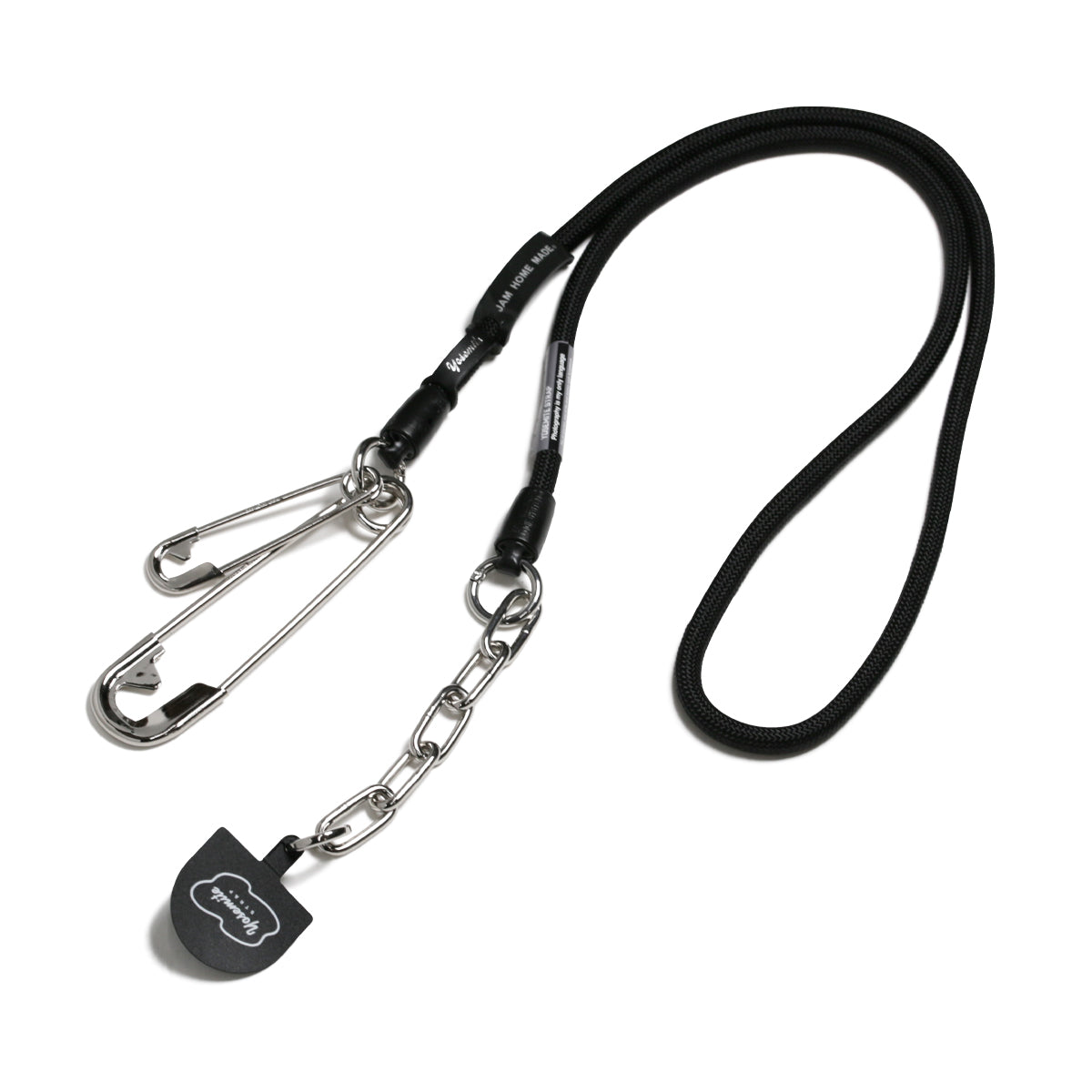 YOSEMITE - Yosemite Strap 4NK Multi Cord Chain Smartphone Shoulder & Wallet Chain Long - Silver