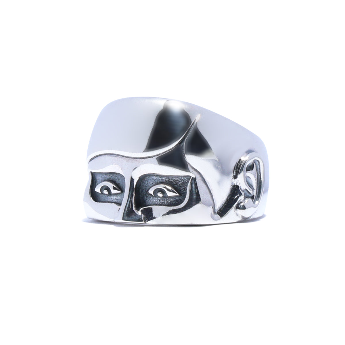 PUNK DRUNKERS "That Guy" Face Ring Half SILVER925 / Ring
