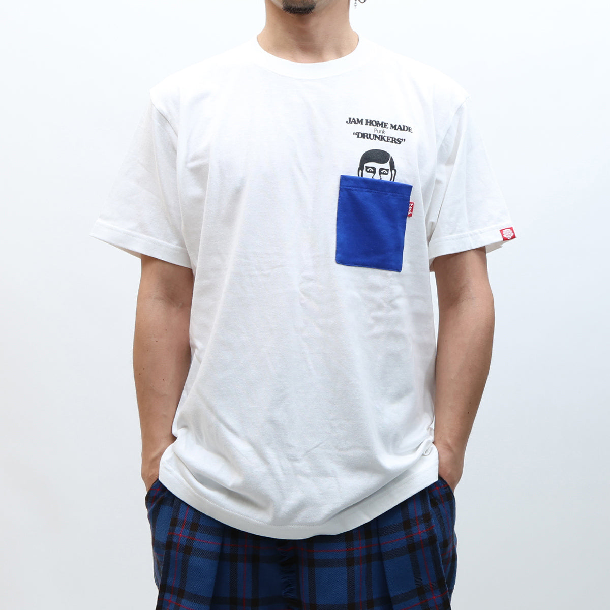 PUNK DRUNKERS "That Guy's Pocket" T-Shirt, White