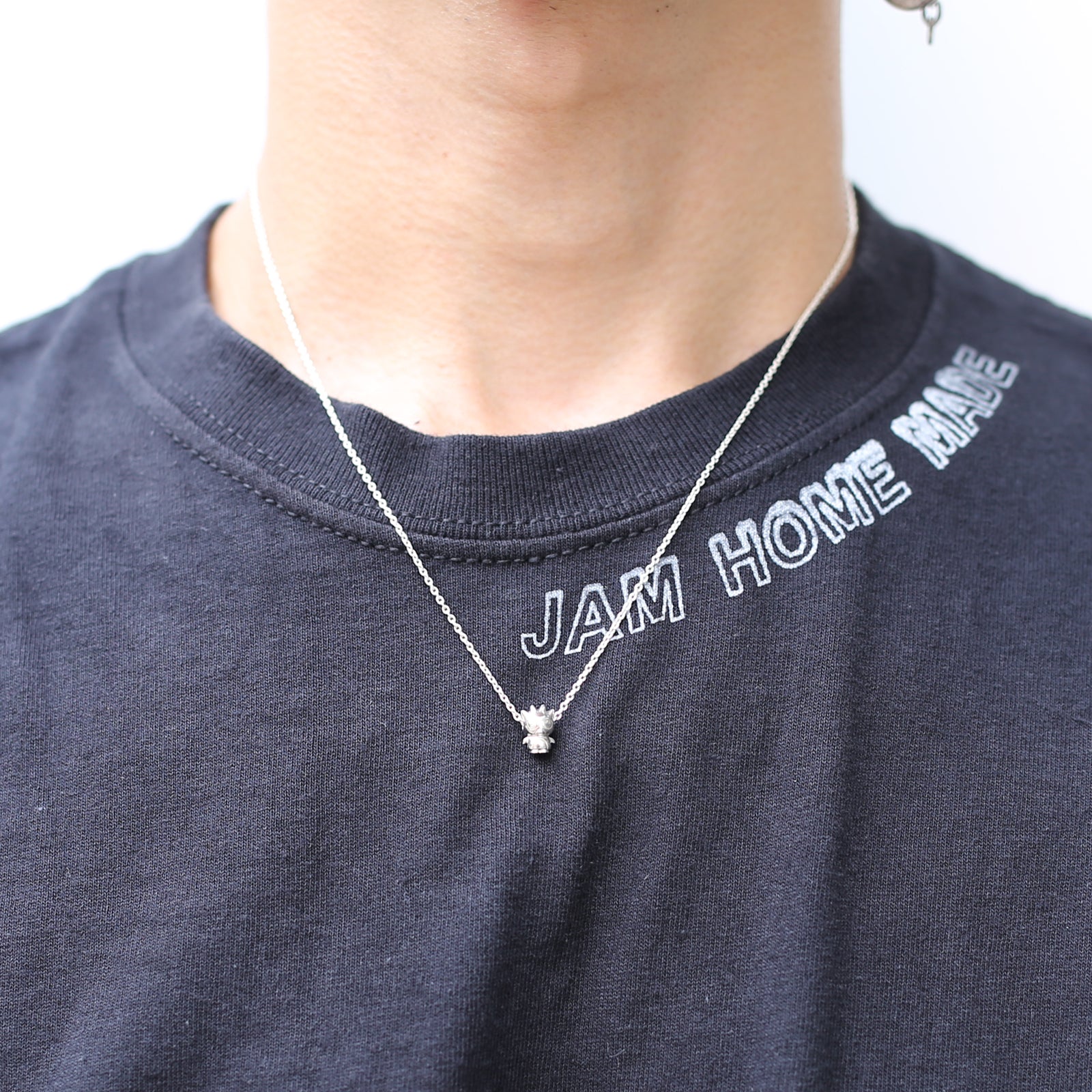 Bad Badtz-Maru Clover Necklace - Silver