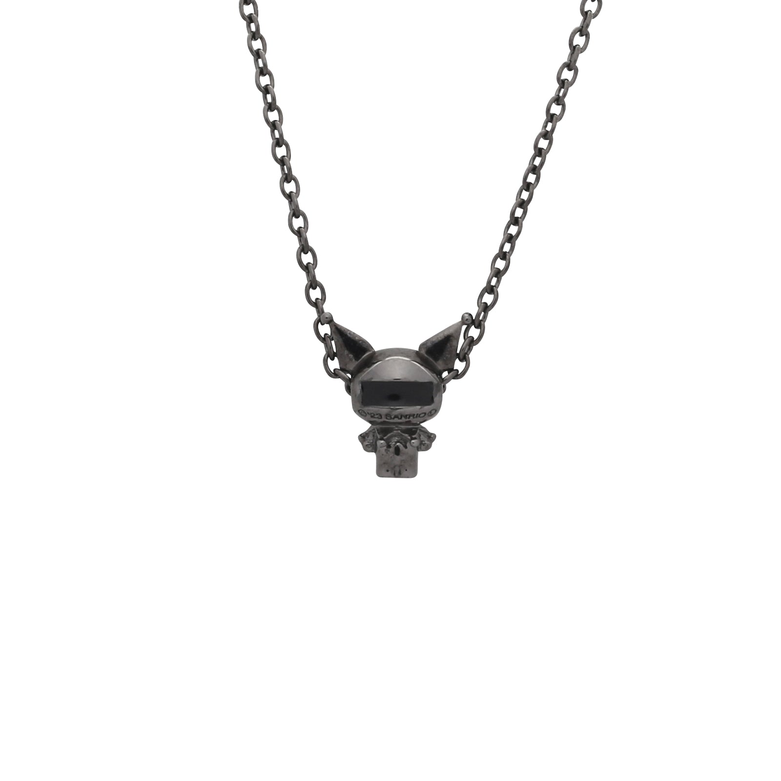 Kuromi Clover Necklace - Black