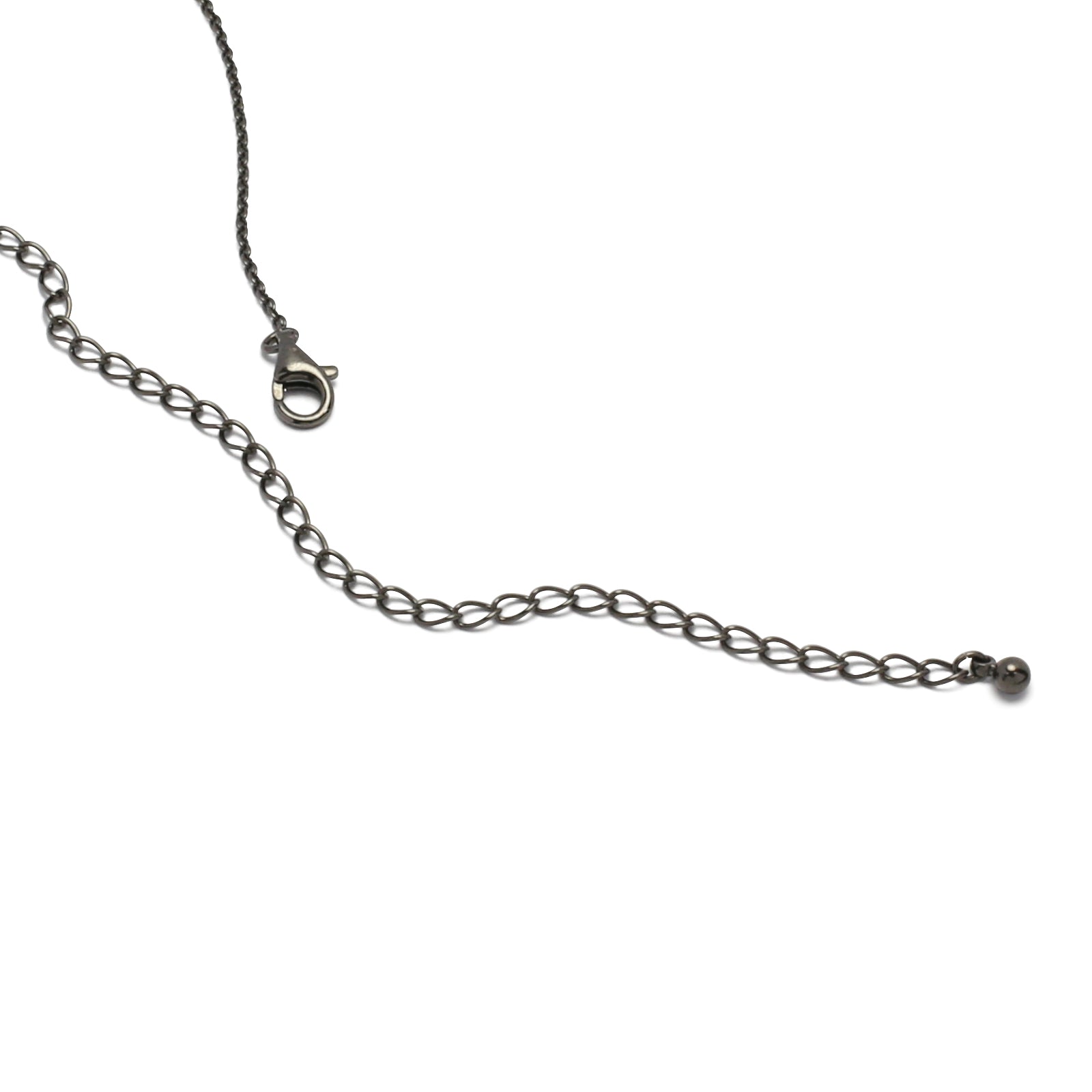 Kuromi Clover Necklace - Black