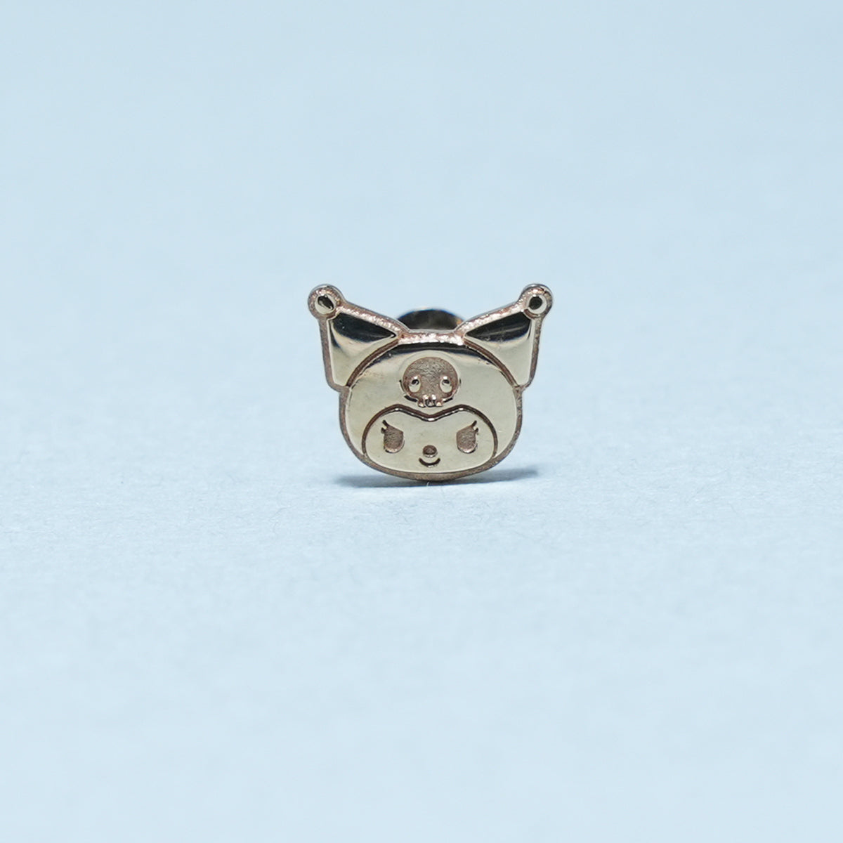 Kuromi Faith No More Earring - K10 Yellow Gold / Single Earring