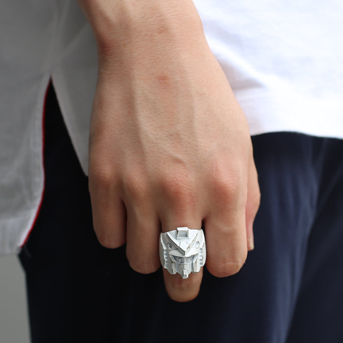 Mobile Suit Gundam Gundam Face Ring -WHITE-/Ring