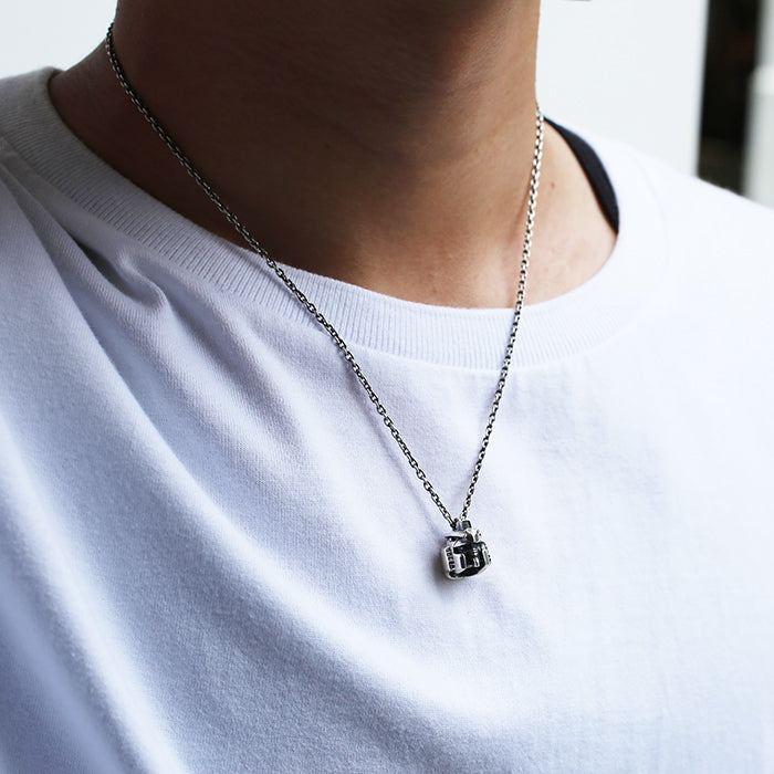 Mobile Suit Gundam Gundam Face Necklace -SILVER-