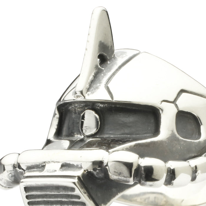Mobile Suit Gundam Char's Zaku Face Ring -SILVER-/Ring