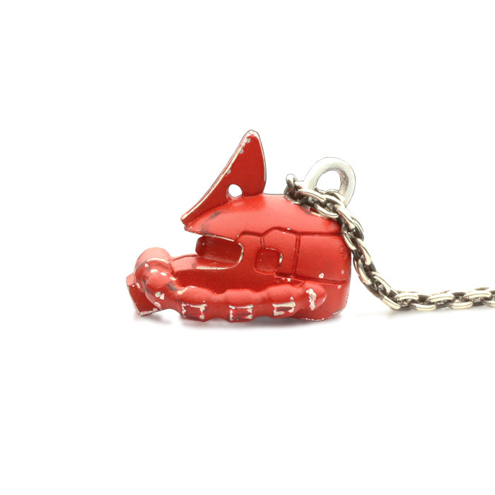 Mobile Suit Gundam Char's Zaku Face Necklace -RED-