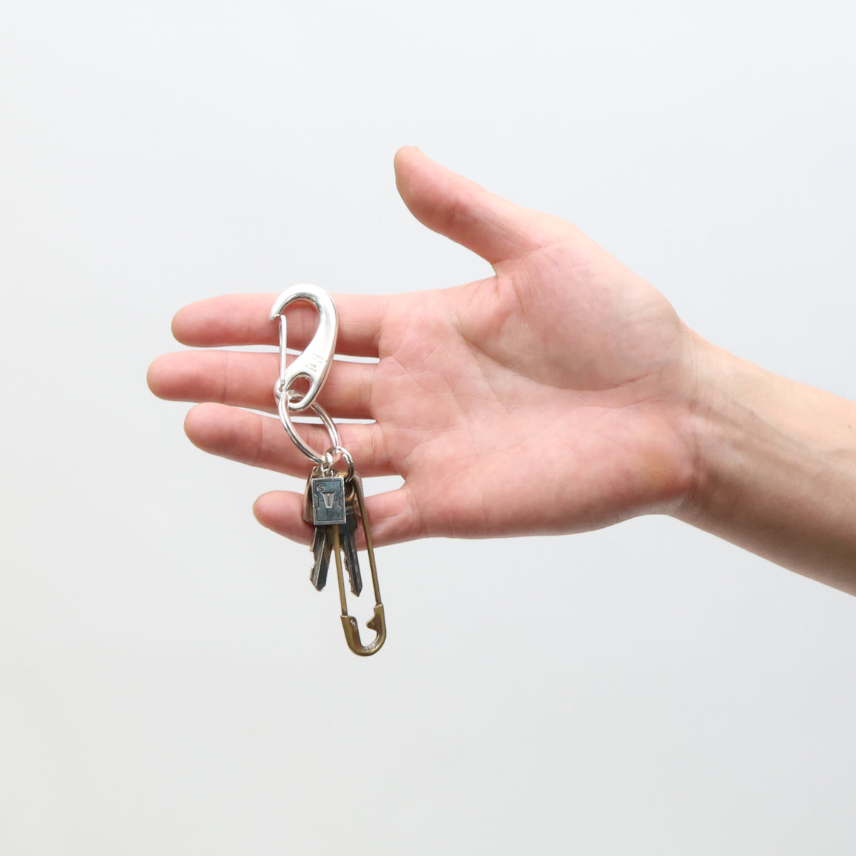 STRICT-G Mobile Suit Gundam V Operation Magatama Hook Keychain SILVER925