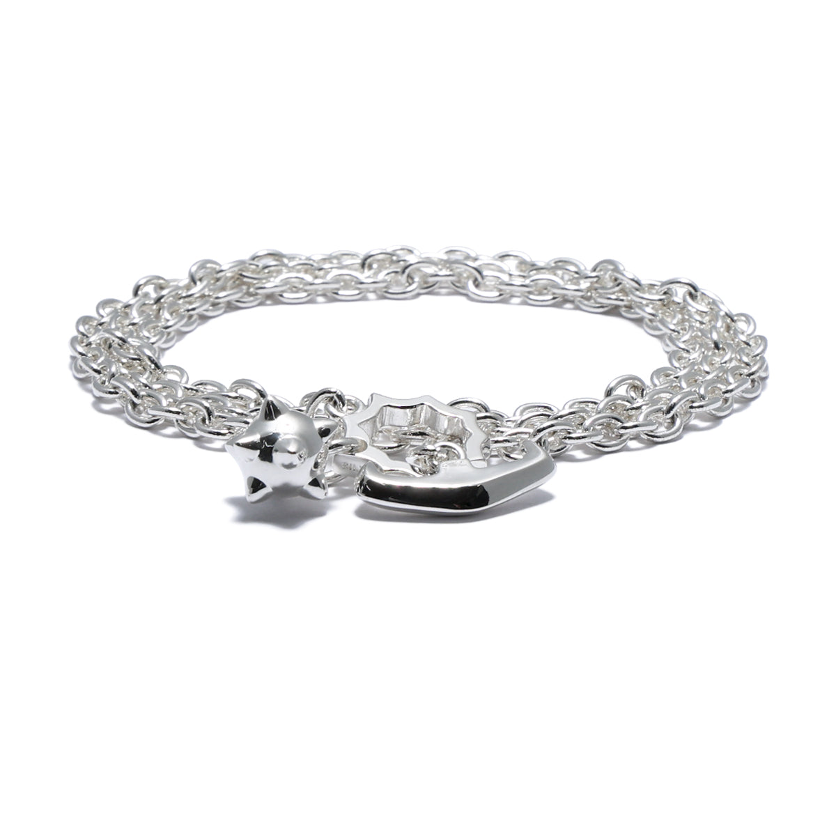 STRICT-G Mobile Suit Gundam Gundam Hammer 3-Wrap Bracelet & Necklace SILVER