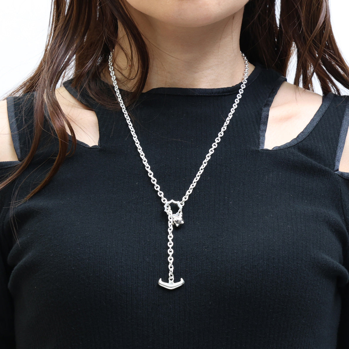 STRICT-G Mobile Suit Gundam Gundam Hammer 3-Wrap Bracelet & Necklace SILVER