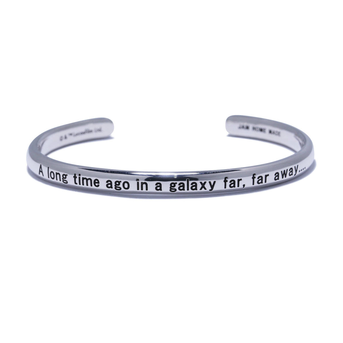 Star Wars™ Introduction Message Bangle - Silver
