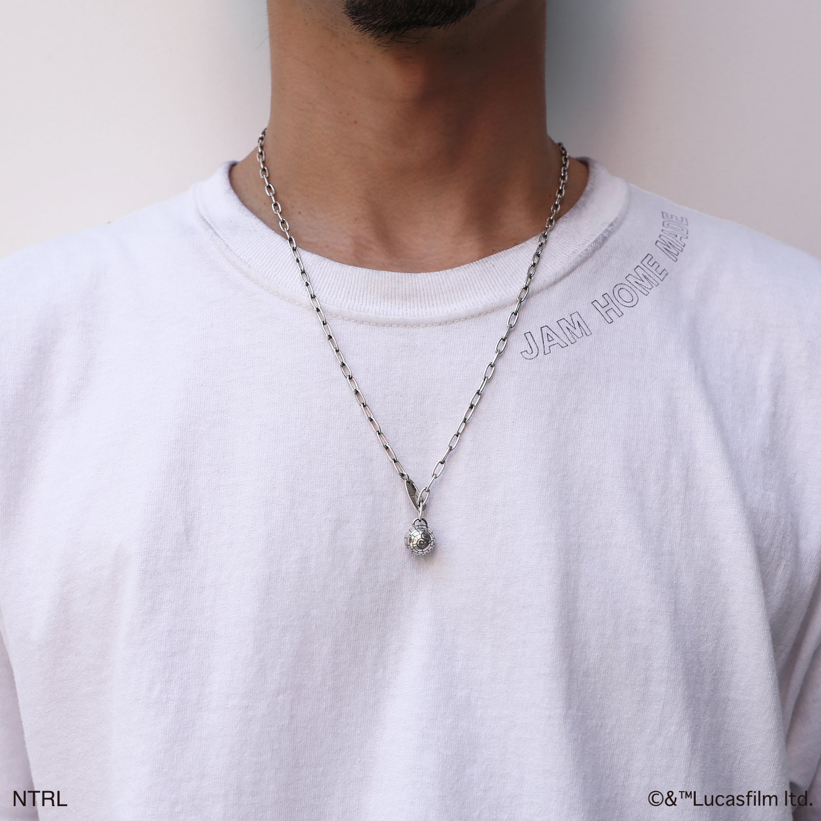 Star Wars™ Death Star Necklace in 925 Sterling Silver