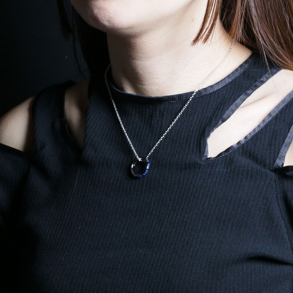 Star Wars™ Introduction Message Necklace - Black