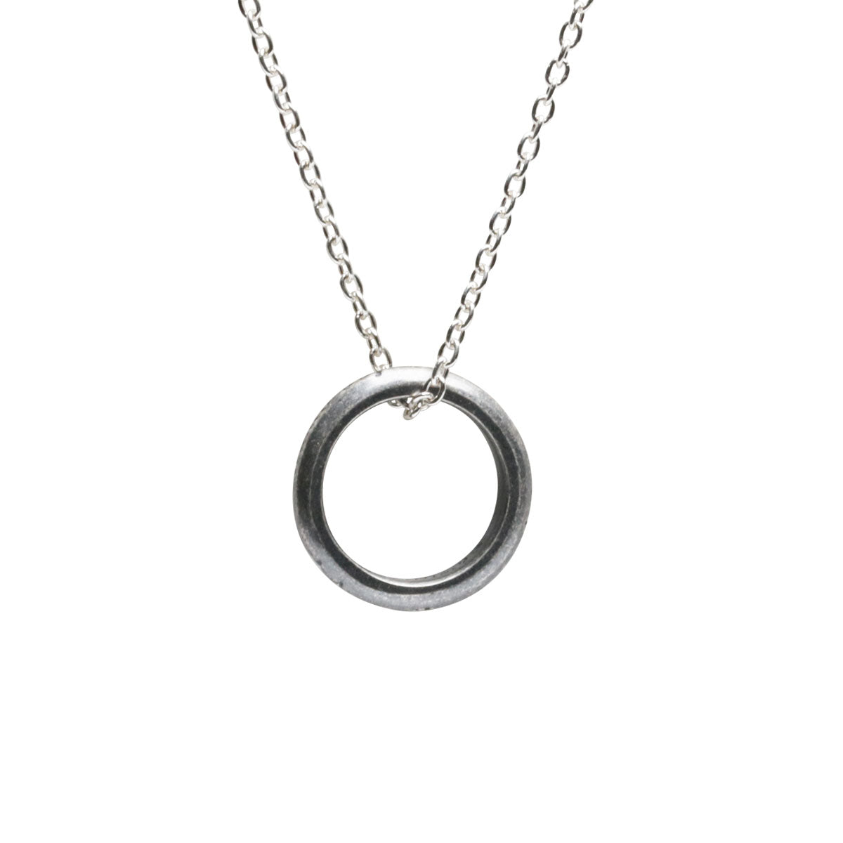 Star Wars™ Introduction Message Necklace - Smoked Silver