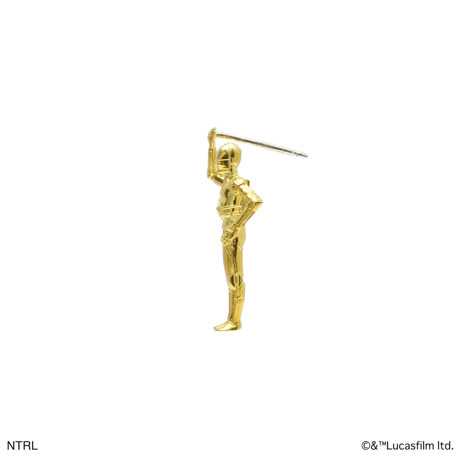 星球大战™ C-3PO 吊坠耳环(单只)