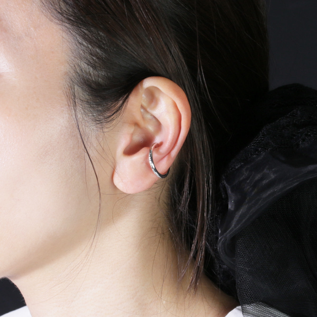 Star Wars™ Introduction Message Ear Cuff - Silver /Single Ear