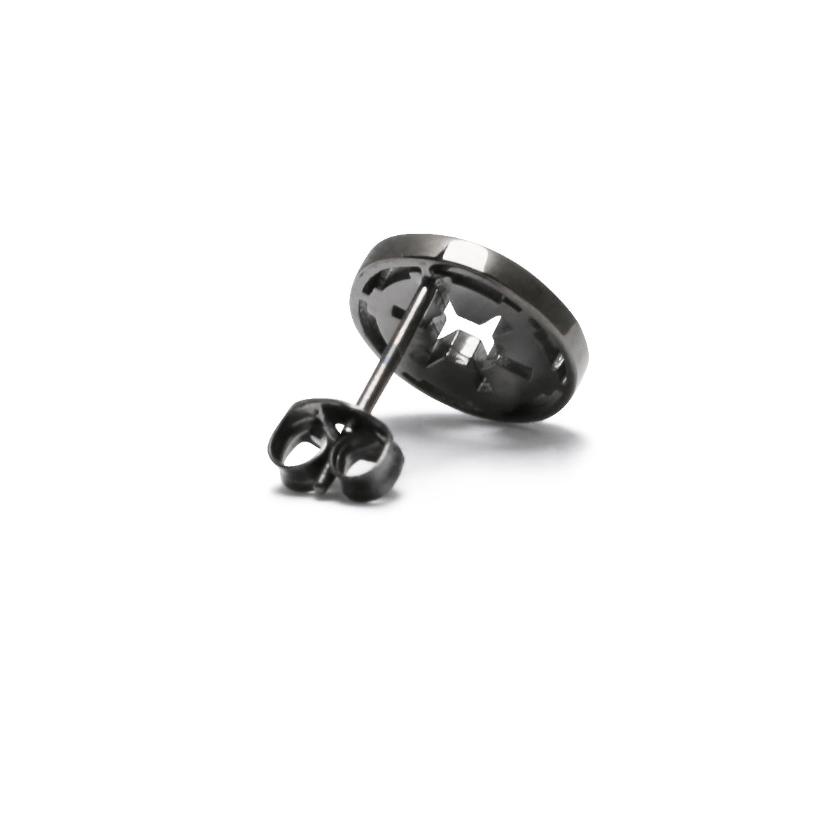 星球大战™帝国标志耳环 - 黑色/单只