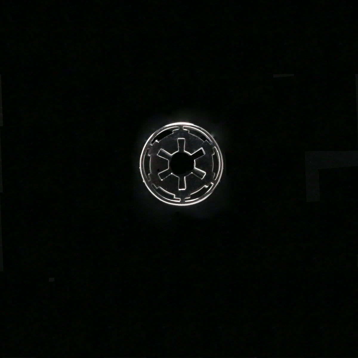 星球大战™帝国标志耳环 - 黑色/单只