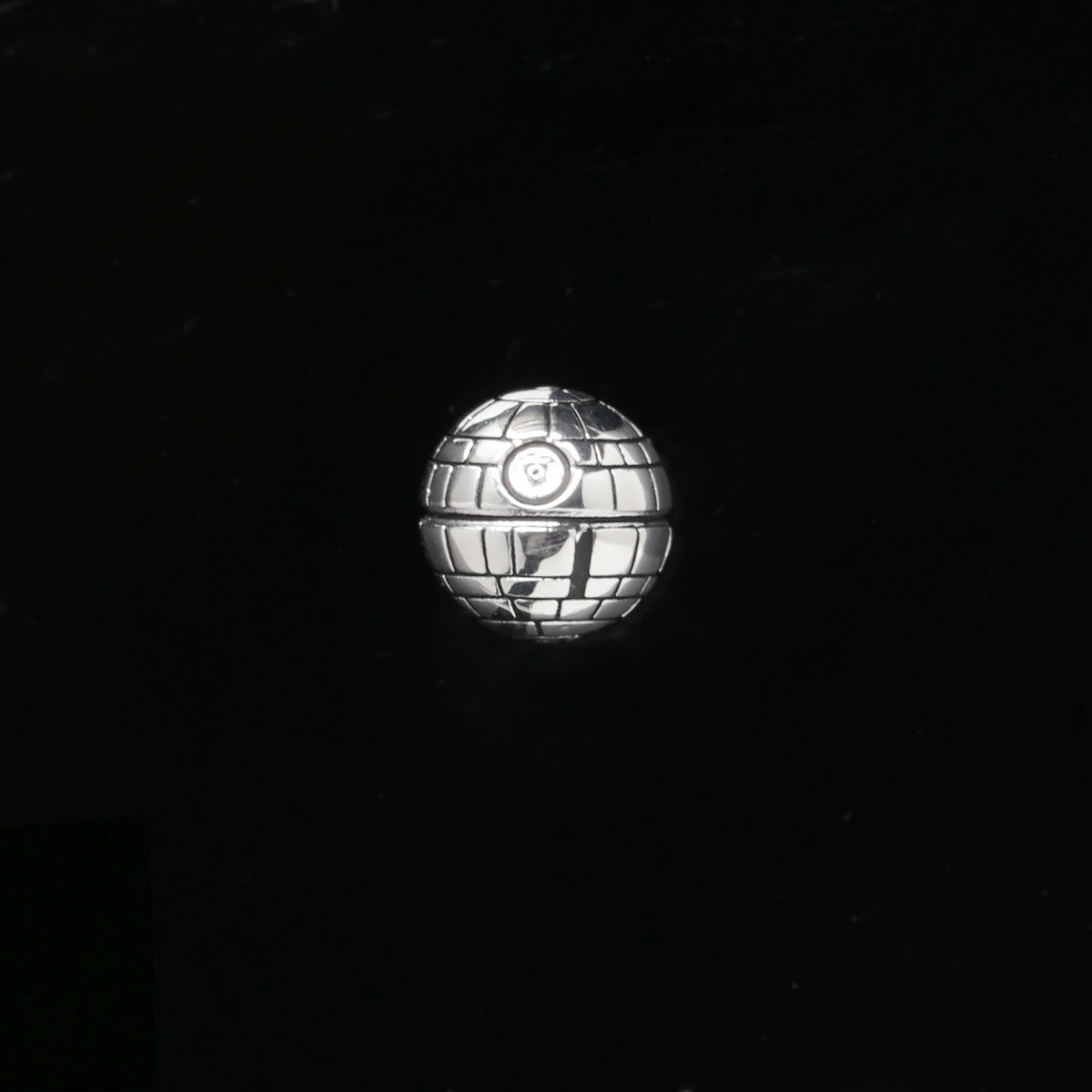 星球大战™死星耳环 - 银色/单只