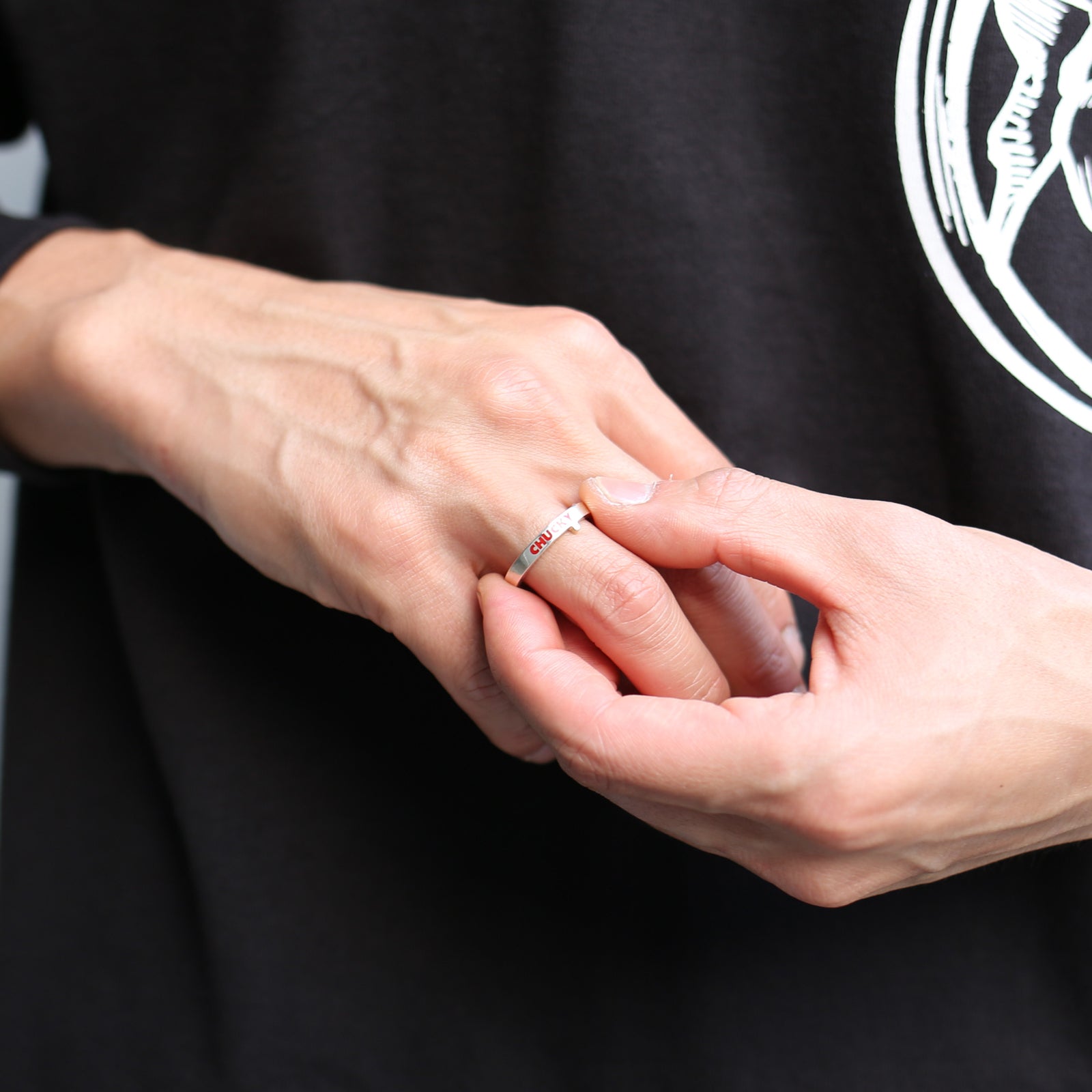 Bride of CHUCKY & TIFFANY Ring - Silver / Pairing Ring (Single)