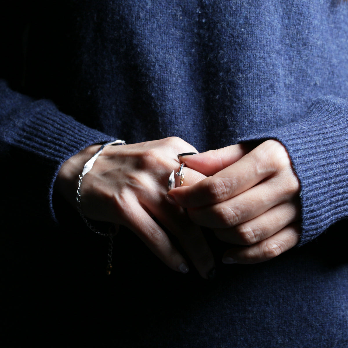 Harry Potter and the Philosopher's Stone Nimbus 2000 & Golden Snitch Ring