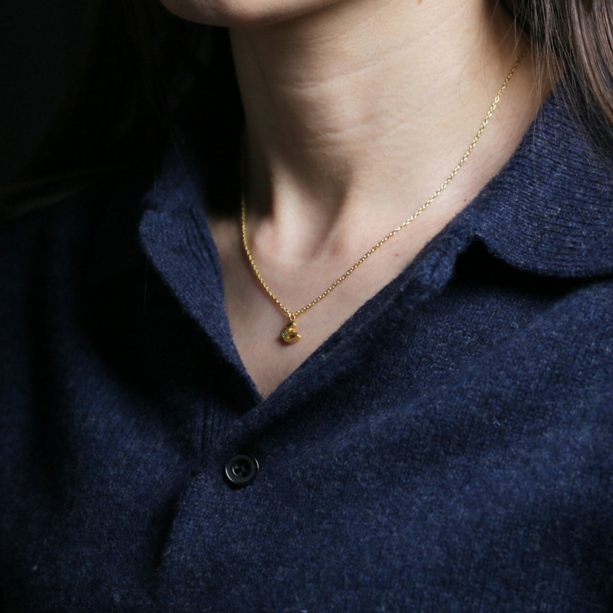 哈利波特與魔法石分院帽項鍊 - 史萊哲林