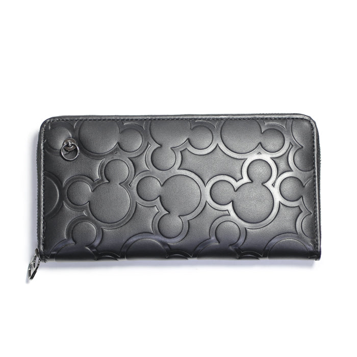 Mickey Mouse Big Eye Con Zipper Long Wallet/Long Wallet