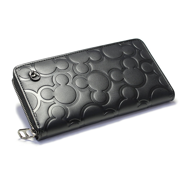 Mickey Mouse Big Eye Con Zipper Long Wallet/Long Wallet
