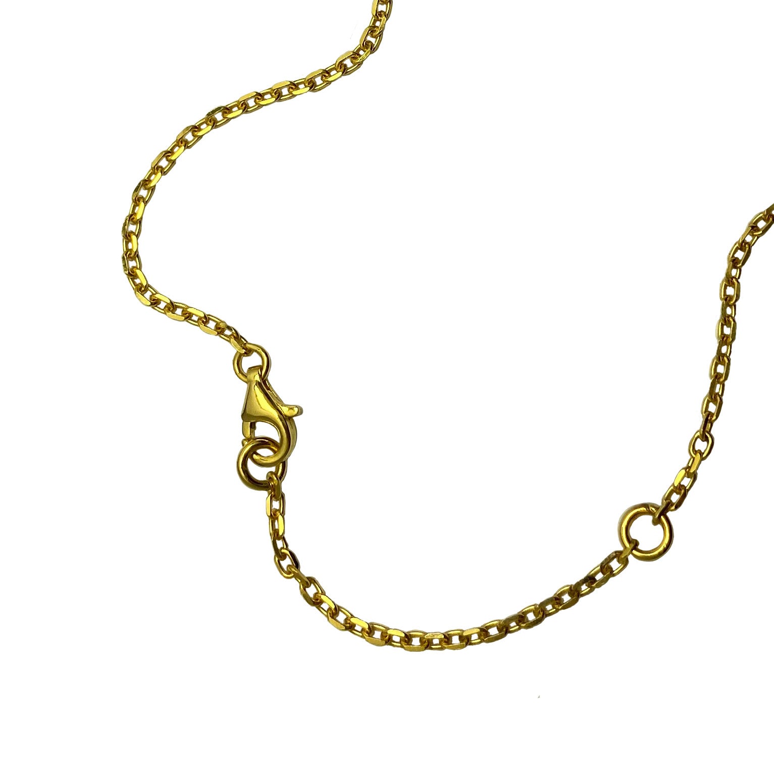 Mickey Mouse Baby Ring Necklace - Gold