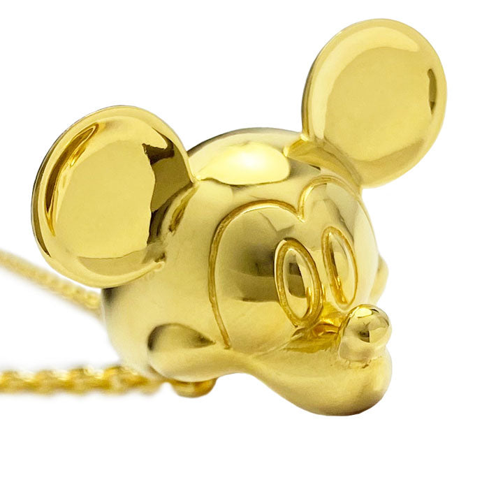 Mickey Mouse Baby Ring Necklace - Gold