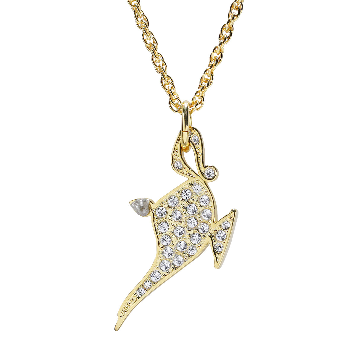 Aladdin Lamp Necklace Gold