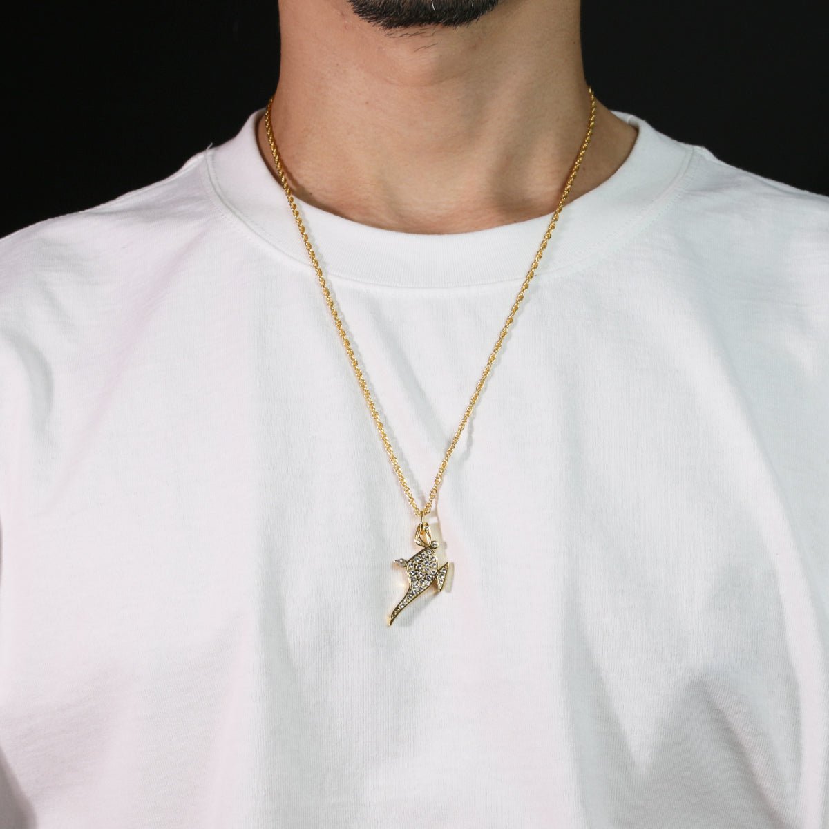 Aladdin Lamp Necklace Gold