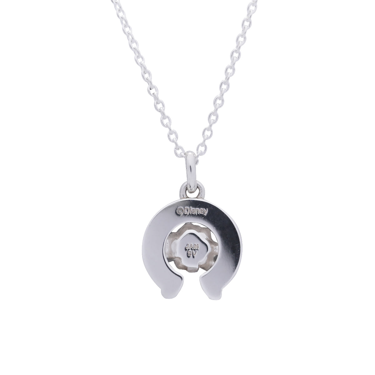Beauty and the Beast Rose Necklace Prince Silver