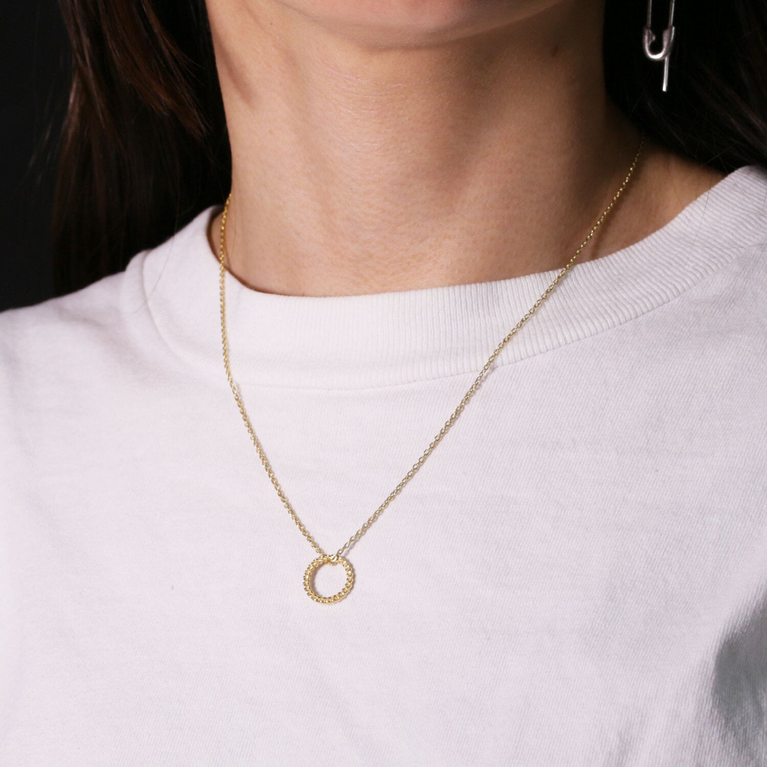 Rapunzel Braid Necklace Gold